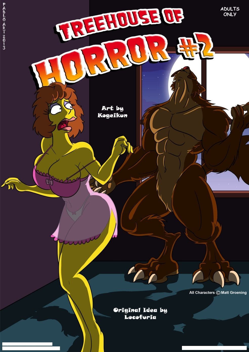 Kogeikun, Simpsons-Treehouse of Horror 2 page 1