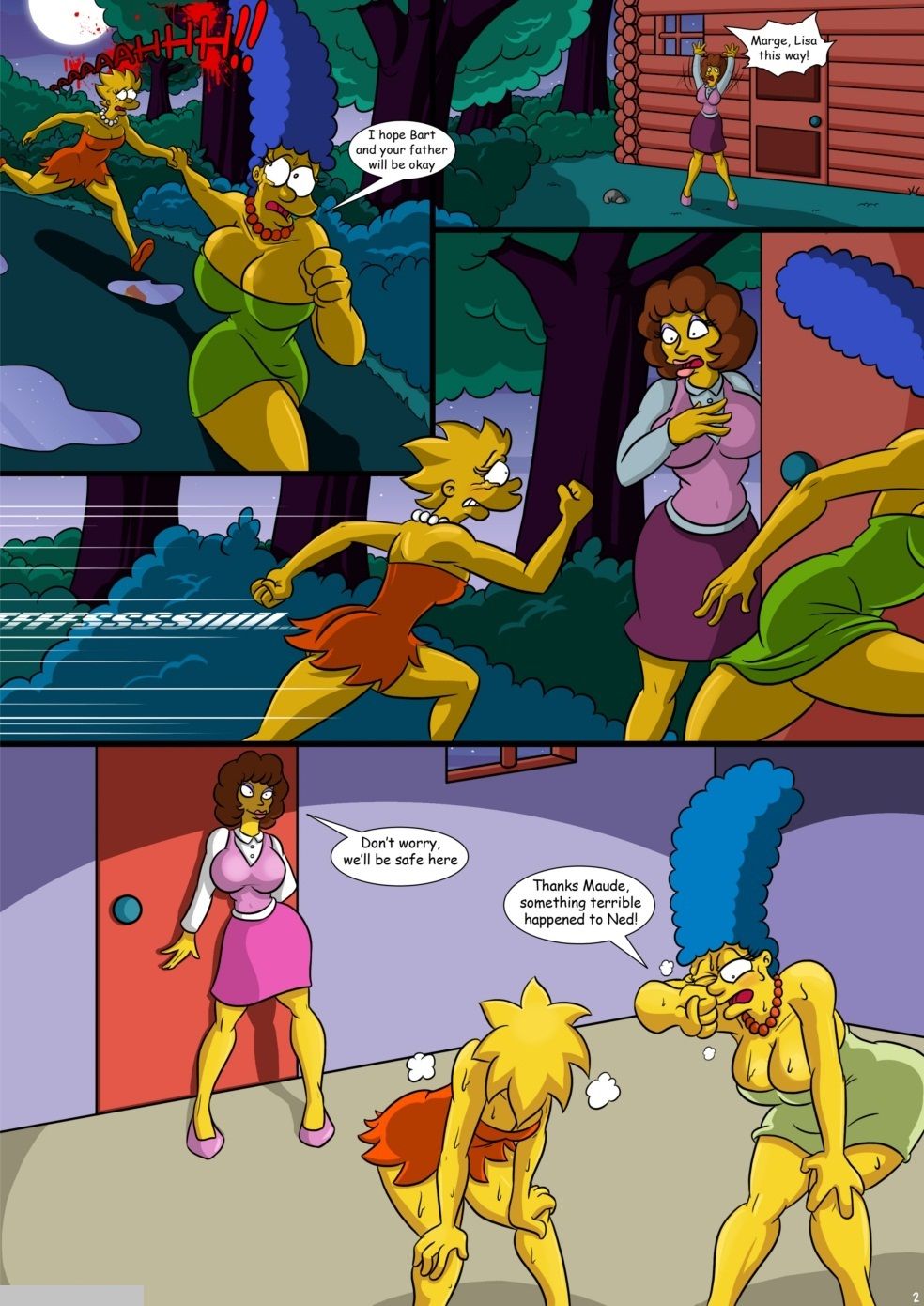 Kogeikun, Simpsons-Treehouse of Horror 2 page 3