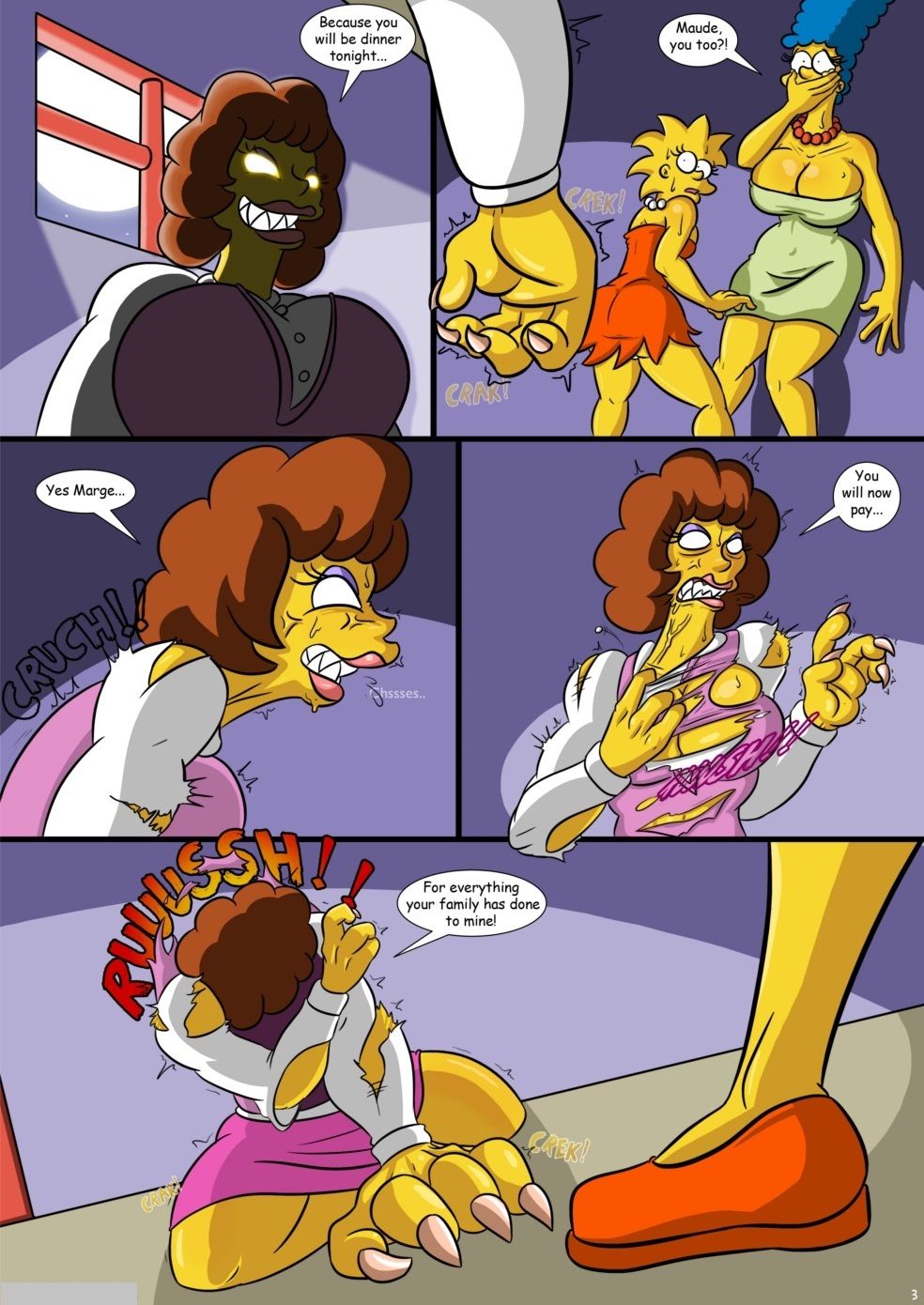Kogeikun, Simpsons-Treehouse of Horror 2 page 4
