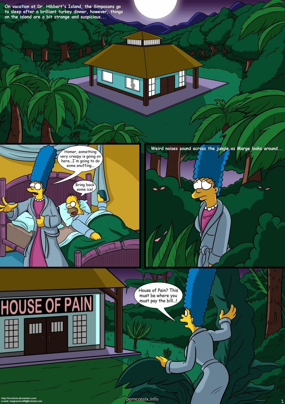 Kogeikun, Simpsons - Treehouse of Horror 1 page 2