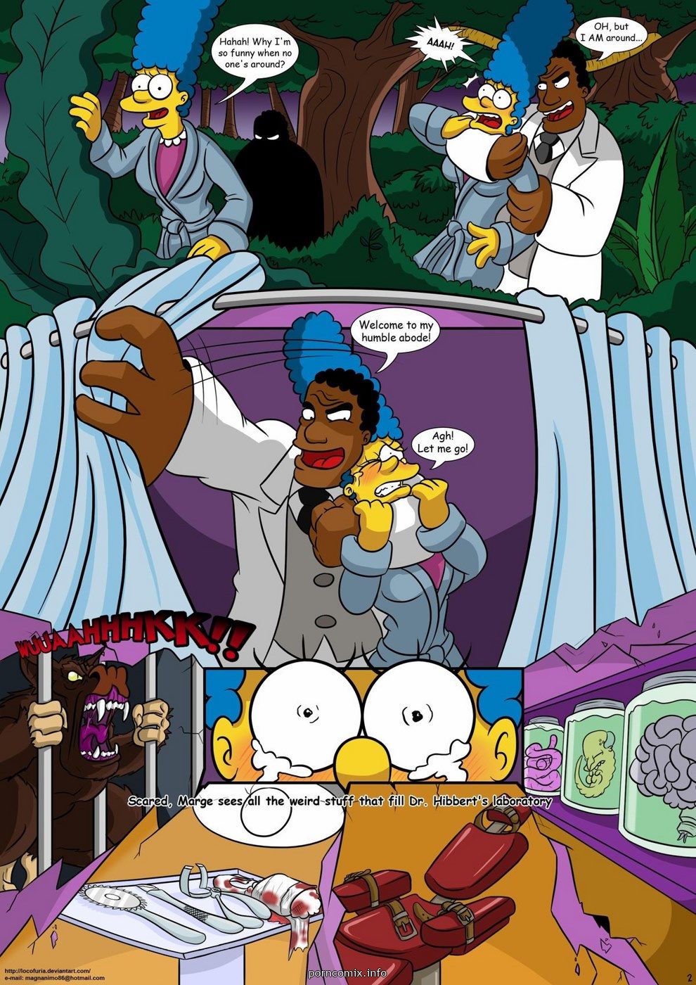 Kogeikun, Simpsons - Treehouse of Horror 1 page 3