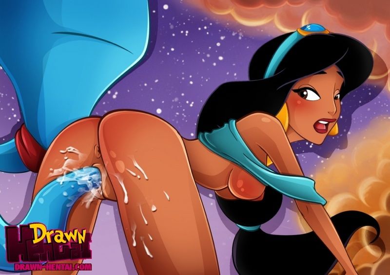 Aladdin - Genie And Princess Jasmine page 7
