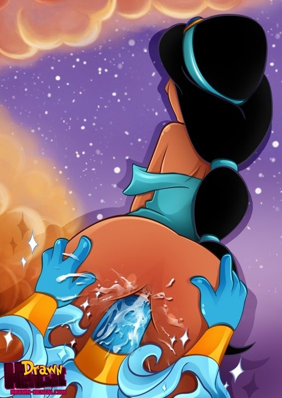 Aladdin - Genie And Princess Jasmine page 8
