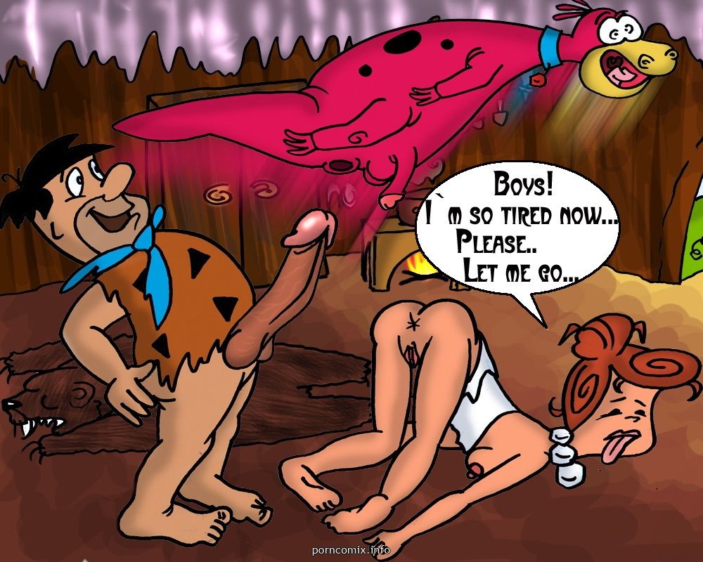 Flintstones in Cave Orgy,Cartoon sex page 6