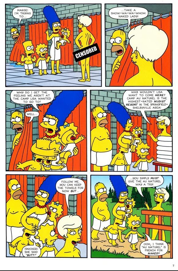 The Simpsons au Naturel! page 7