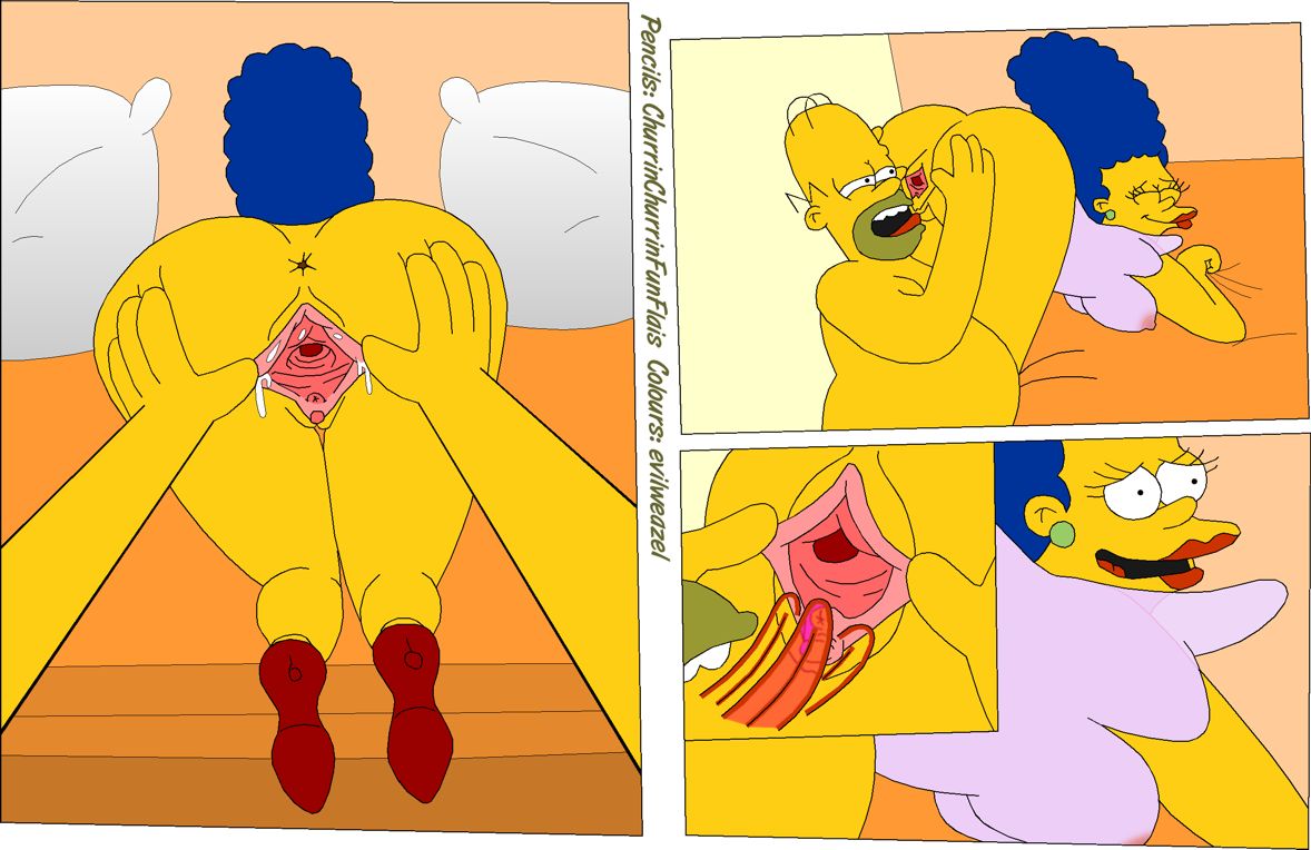 The Simpsons - Artist evilweazel,Incest sex page 47
