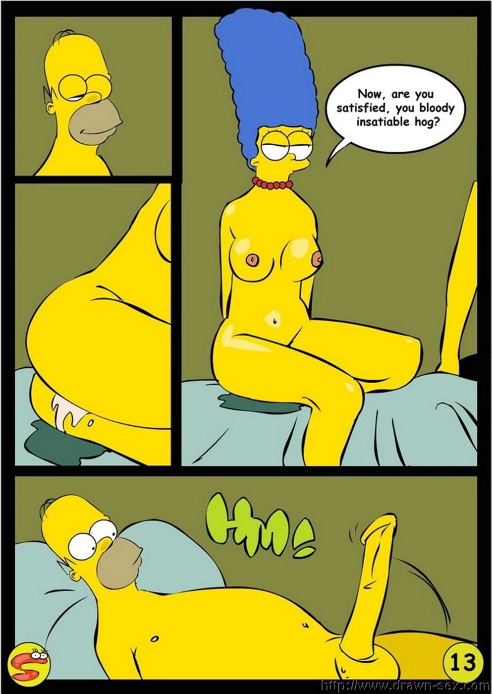 Wit Simpsons - Drawn Sex page 13