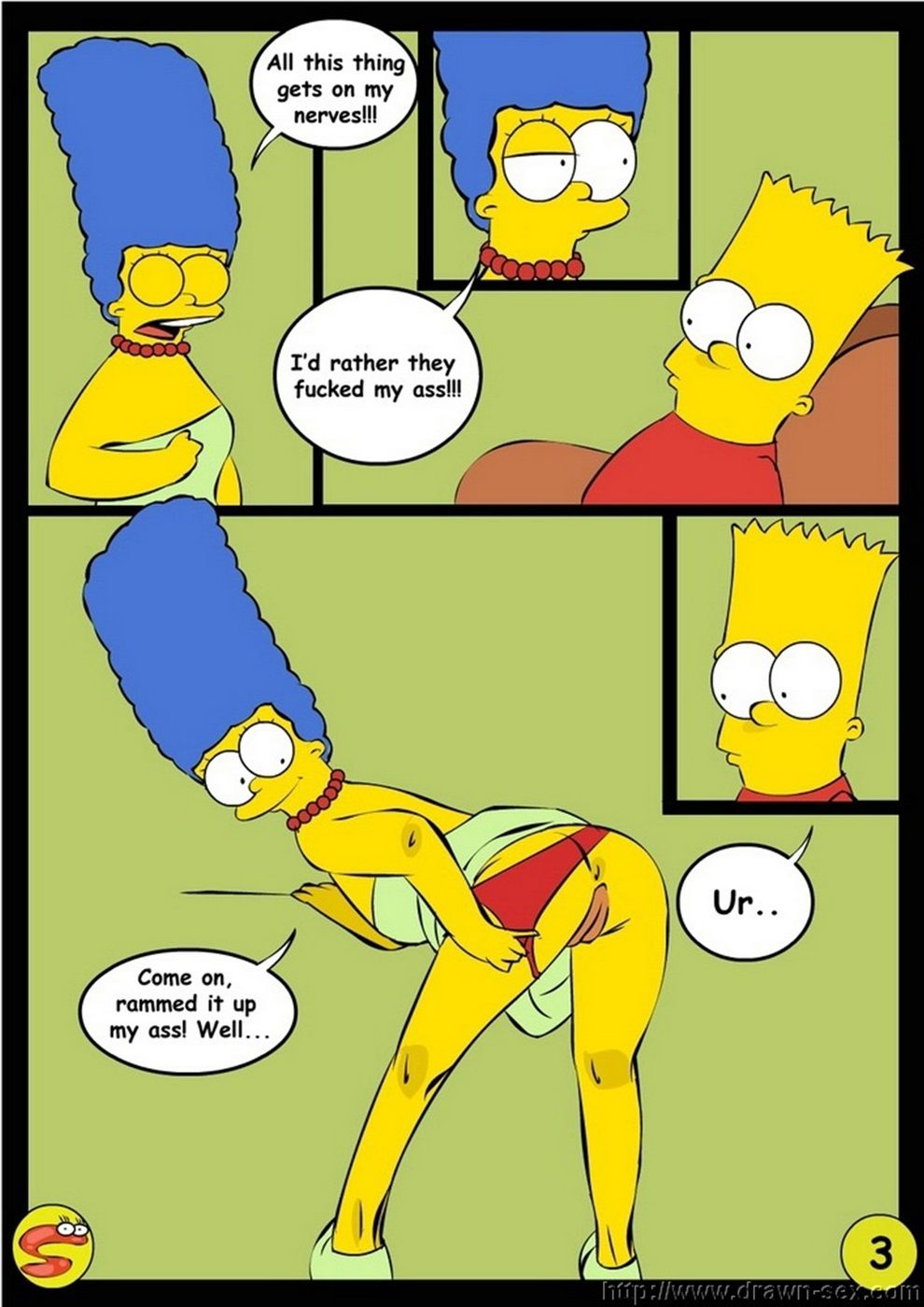 Wit Simpsons - Drawn Sex page 3