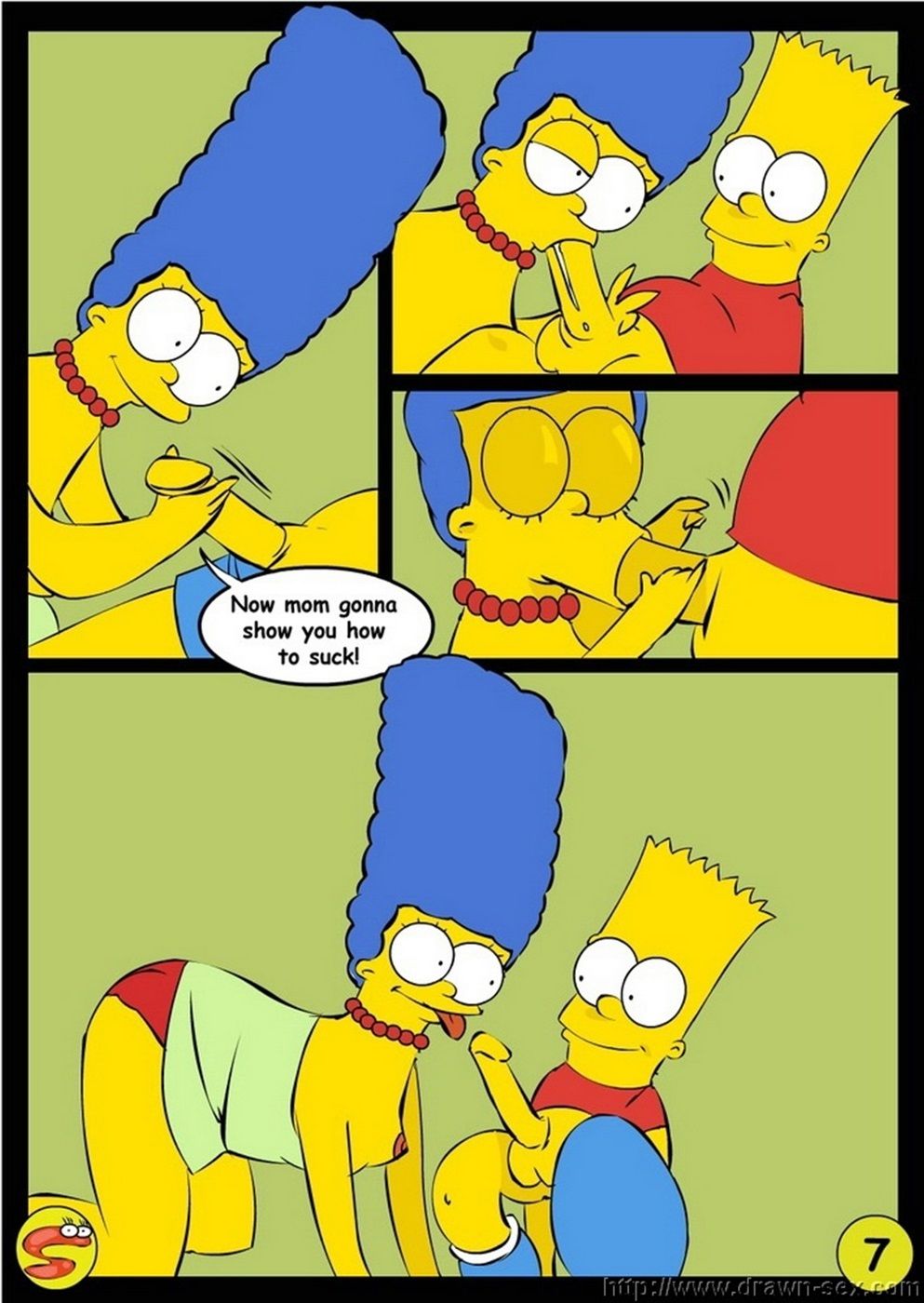 Wit Simpsons - Drawn Sex page 7