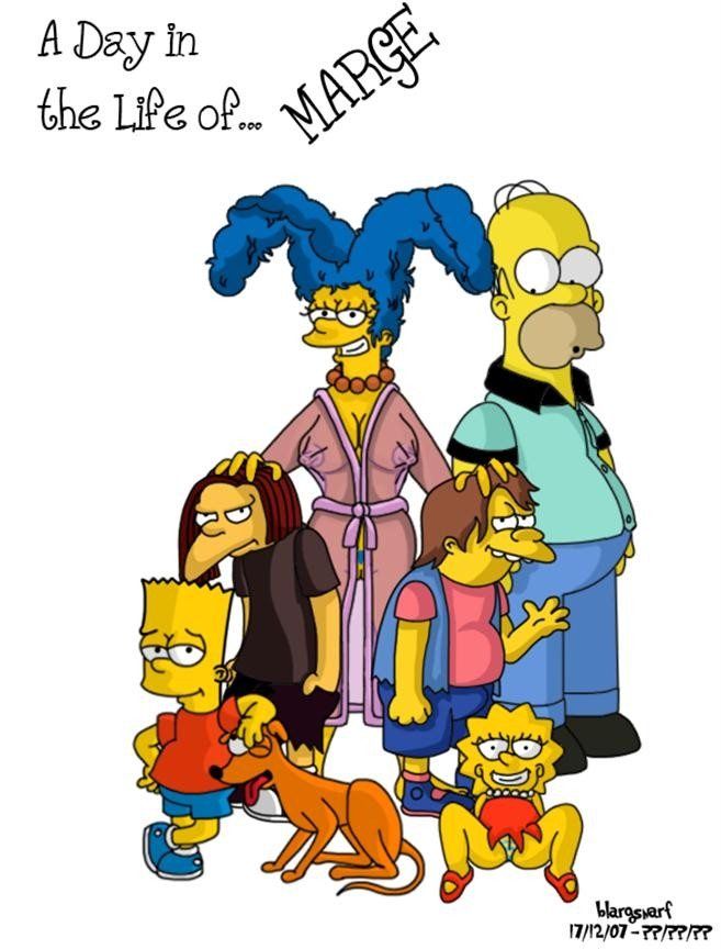 [Blargsnarf] A Day Life of Marge (The Simpsons) page 1