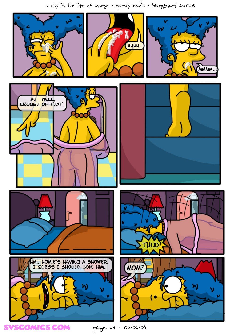 [Blargsnarf] A Day Life of Marge (The Simpsons) page 15