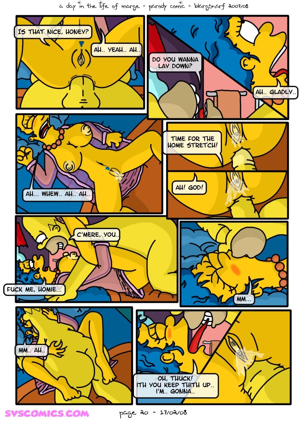 [Blargsnarf] A Day Life of Marge (The Simpsons) page 21