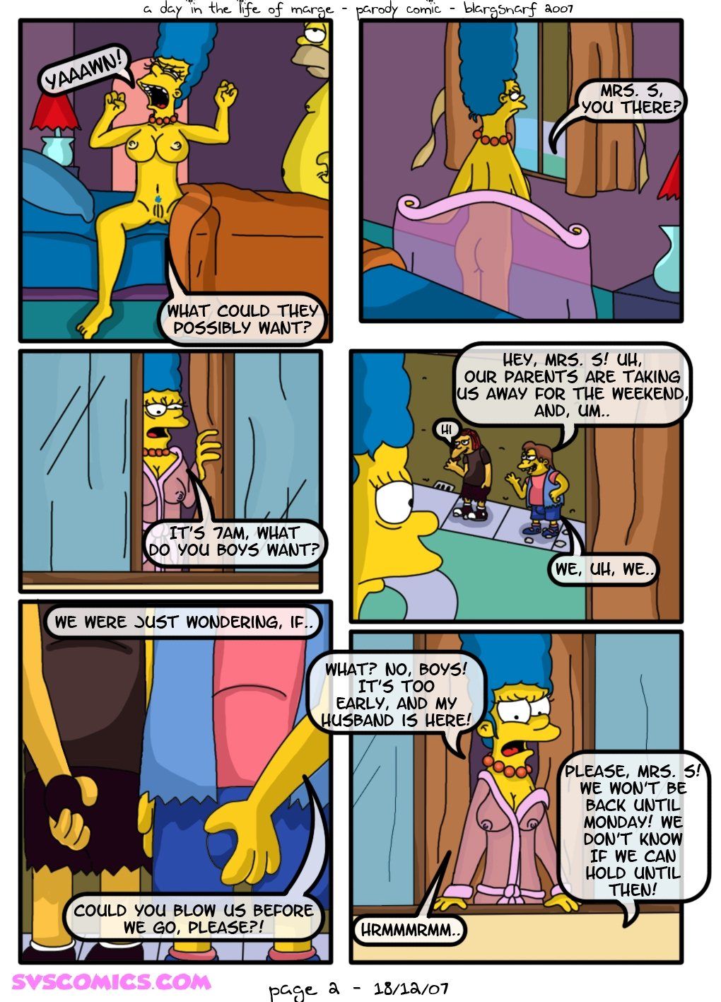 [Blargsnarf] A Day Life of Marge (The Simpsons) page 3