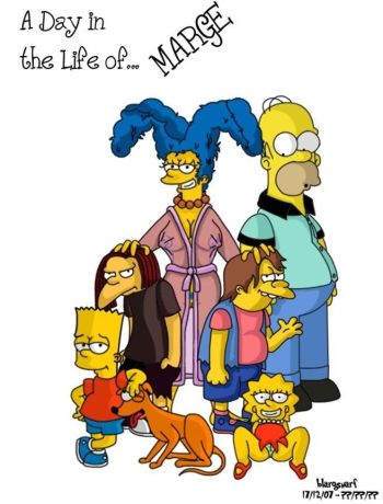 [Blargsnarf] A Day Life of Marge (The Simpsons) cover