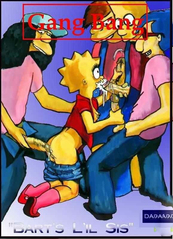 Simpsons - Bart's Lil' sis, Incest Sex page 1