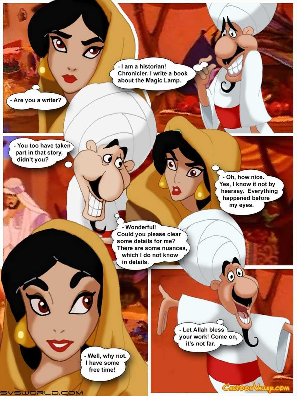 Princess Jasmine And Deceitful Gossips page 3