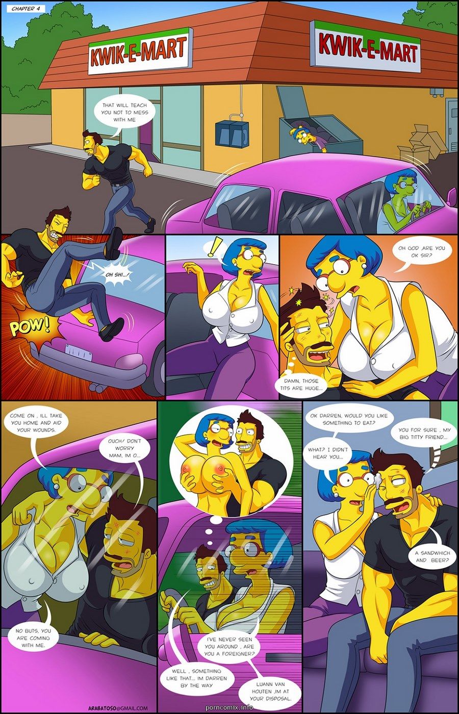Arabatos - Darren's Adventure 2,Simpsons page 5
