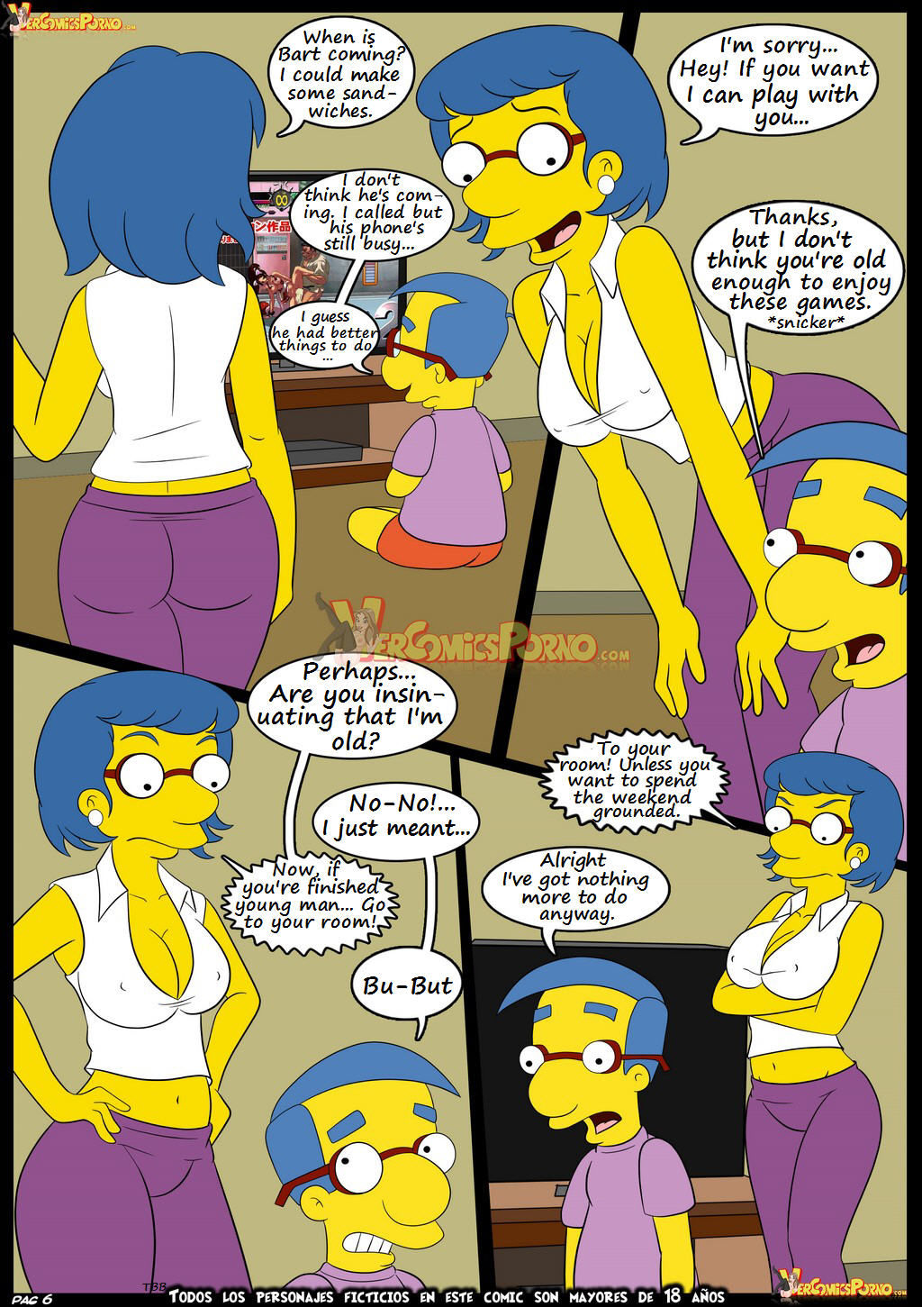 Croc, Los Simpsons 6 - Old Habit page 7
