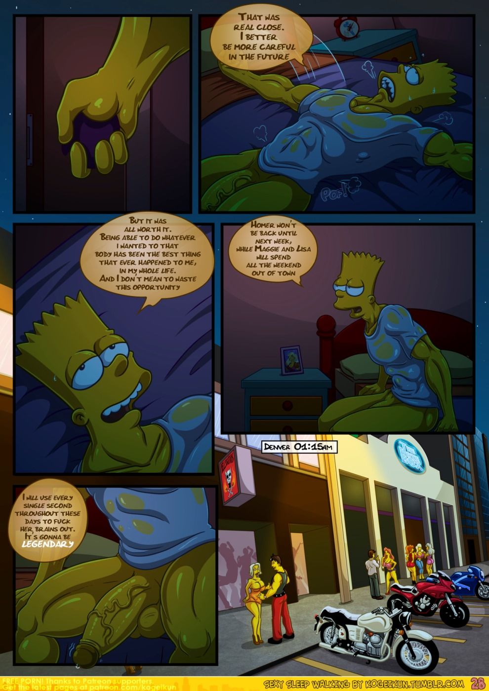 Kogeikun-Sexy Sleep Walking~ Simpsons page 29