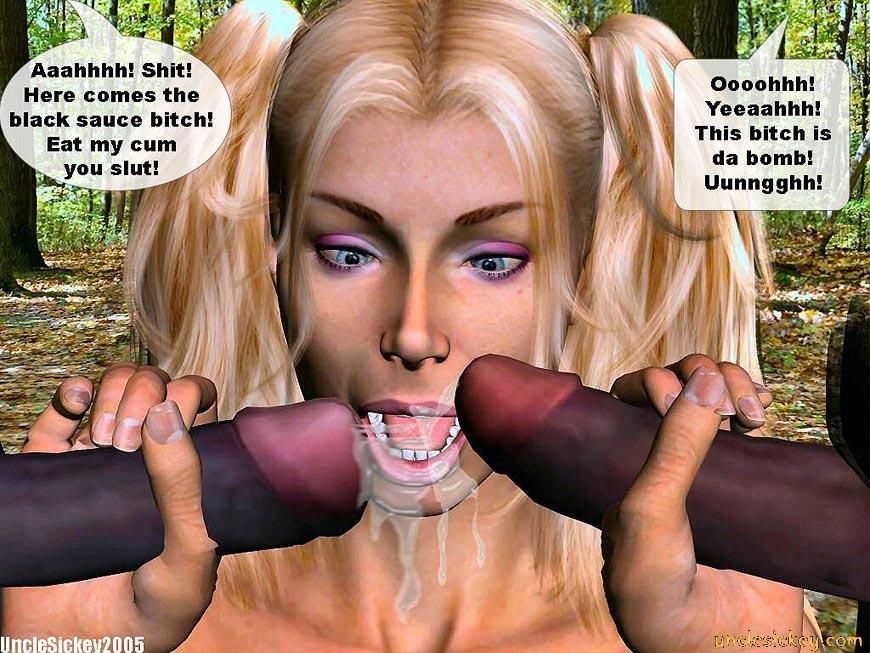 Heather Running - UncleSickey 3D Interracial page 12
