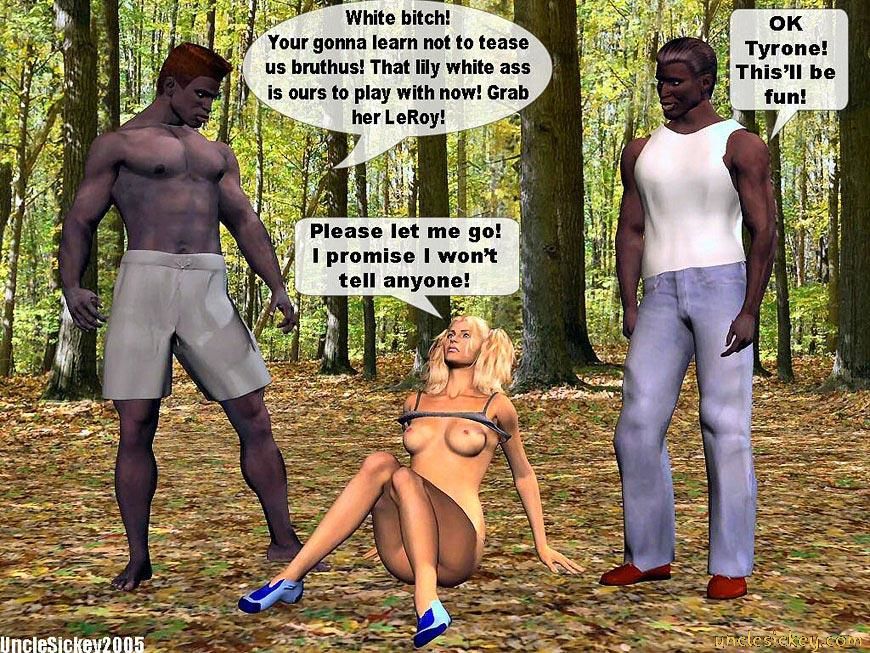 Heather Running - UncleSickey 3D Interracial page 2