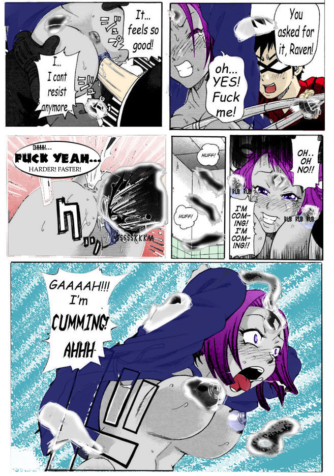 The Teen Titans Raven Traning page 11