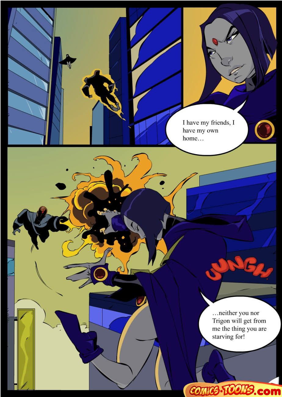 Teen Titans - Raven Vs. Slade 2 page 3