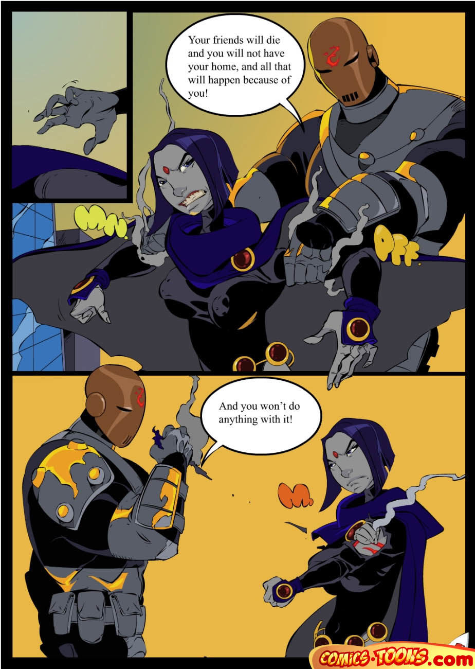 Teen Titans - Raven Vs. Slade 2 page 5