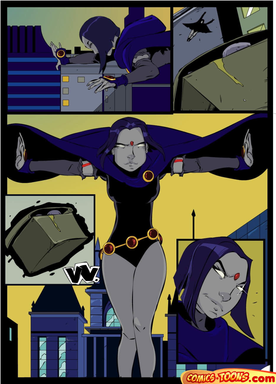 Teen Titans - Raven Vs. Slade 2 page 7