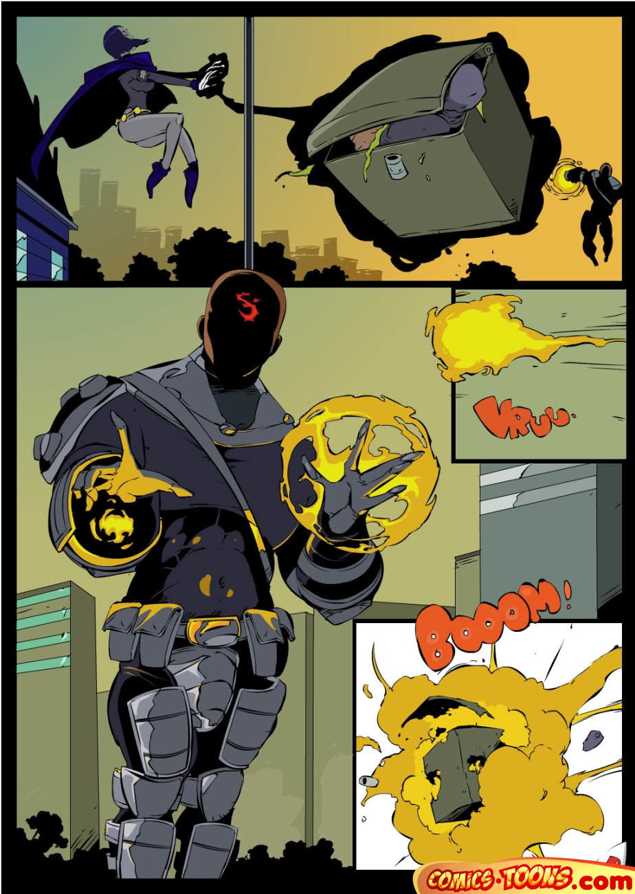 Teen Titans - Raven Vs. Slade 2 page 8