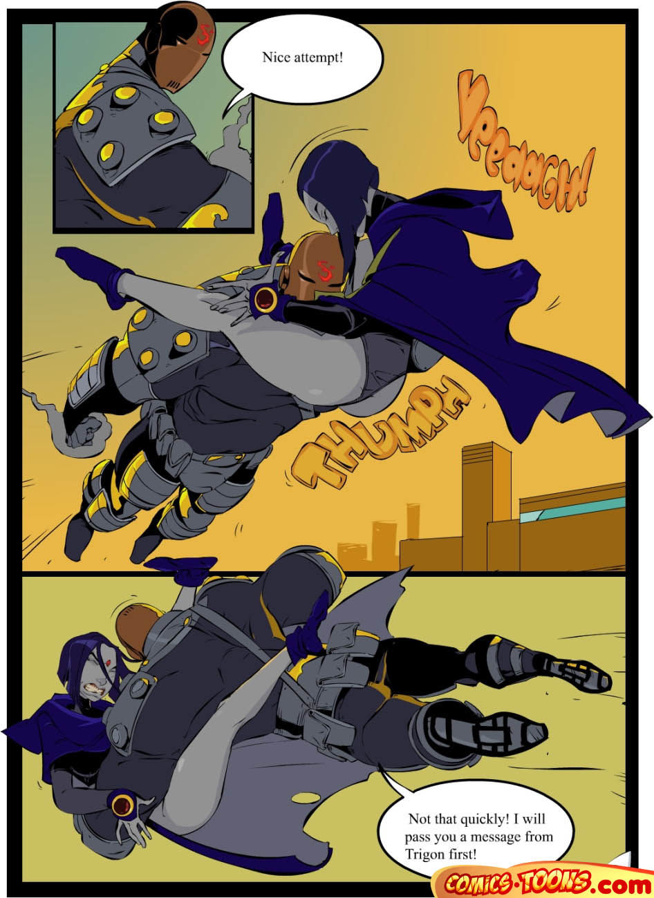 Teen Titans - Raven Vs. Slade 2 page 9