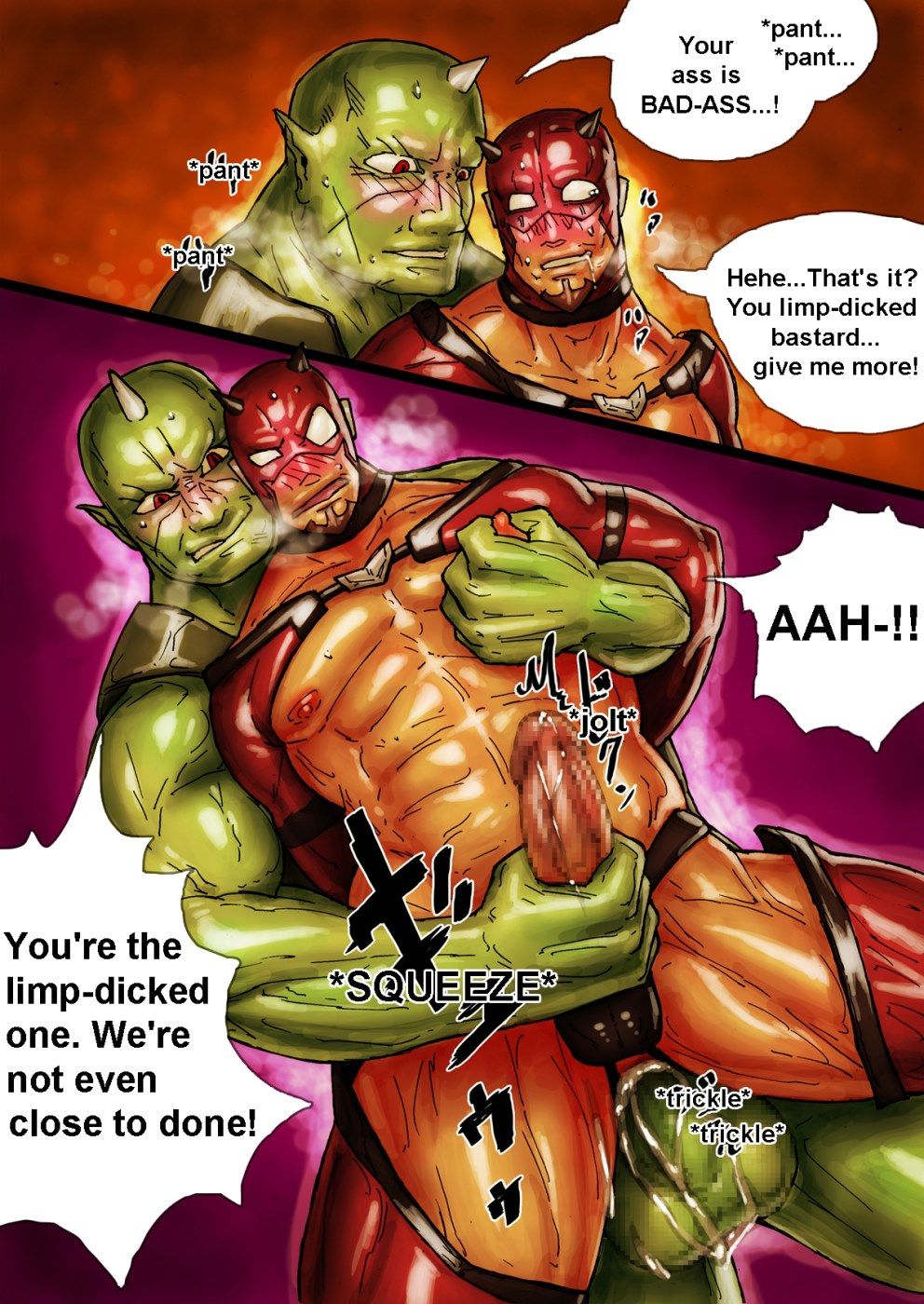 ZARK the squeezer, Superheroes Gay page 14