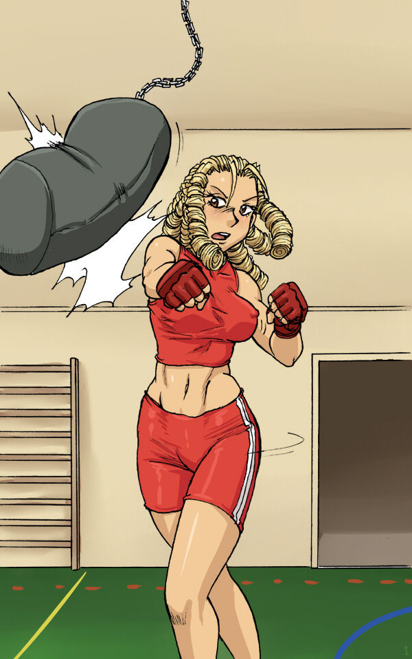 Karin at the Gym (Street Fighter) Spidu Ragathol page 2