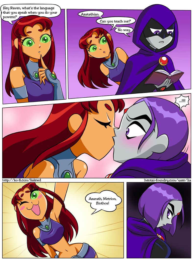 Starfires Doom Starfire x Raven Futa Comic - Lia (Teen Titans) page 2