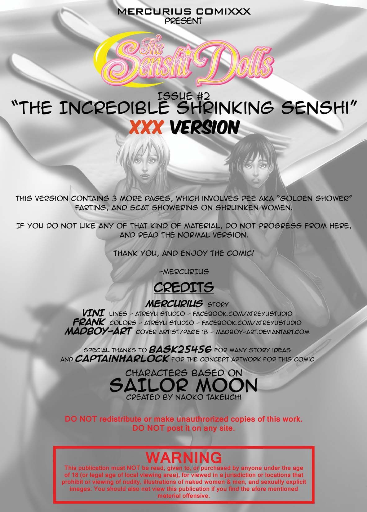 The Senshi Dolls #2 The Incredible Shrinking Senshi page 2