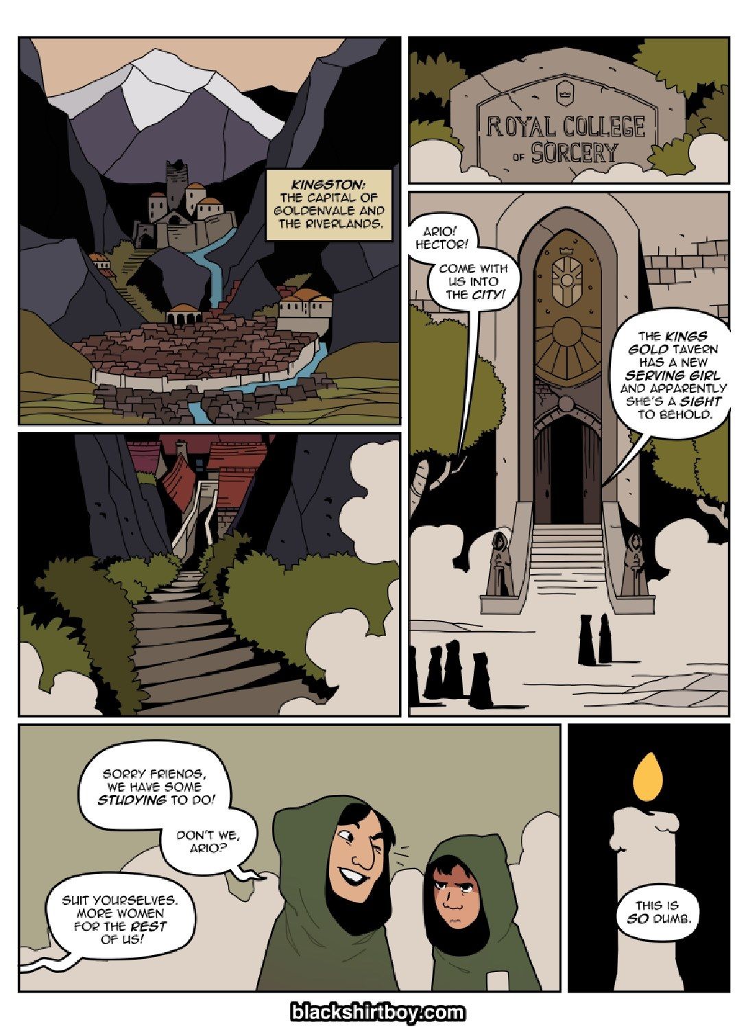 Beyond 4 College of Sorcery by Blackshirtboy page 3