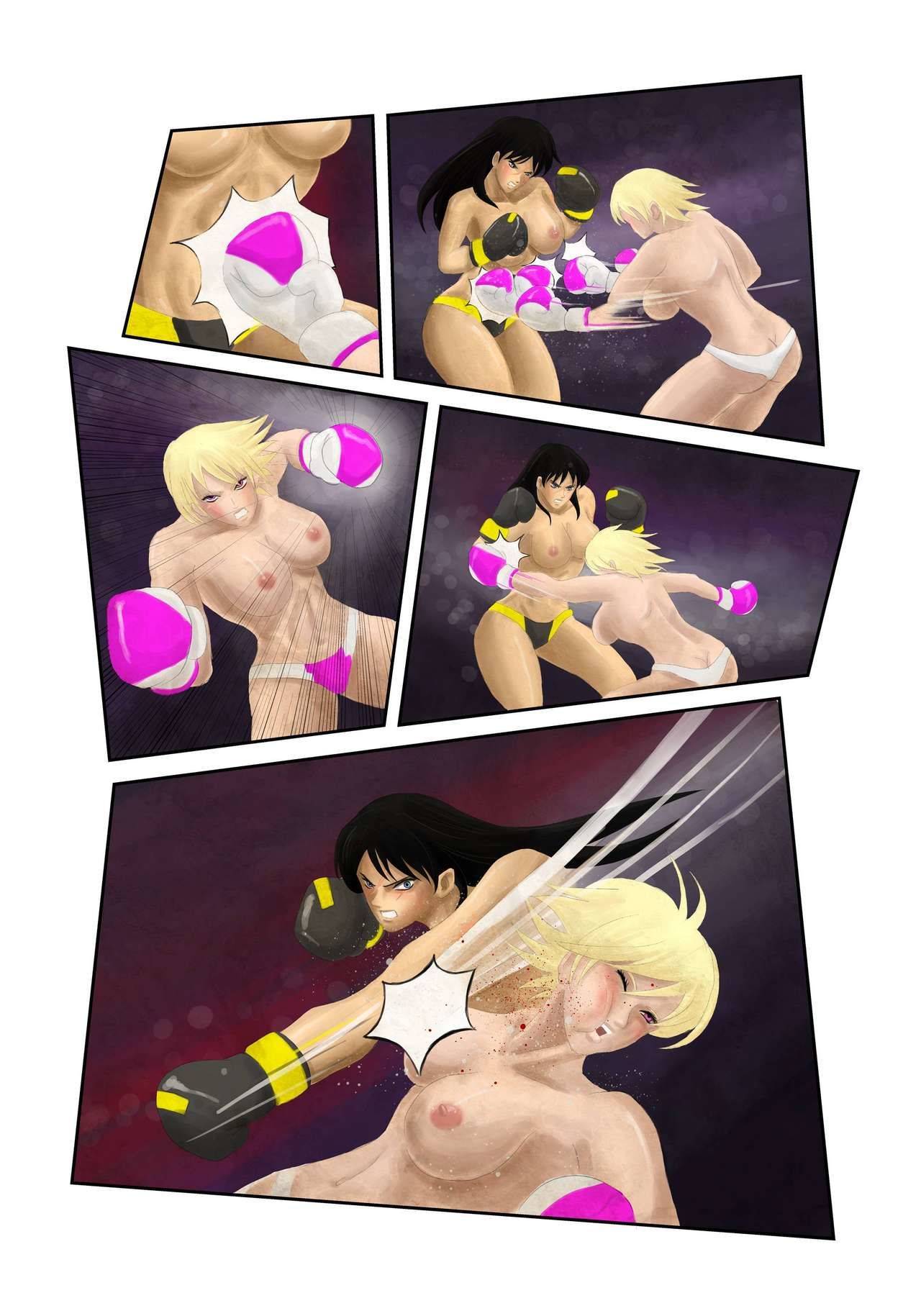 Gundam Boxing Girls Catfight page 4