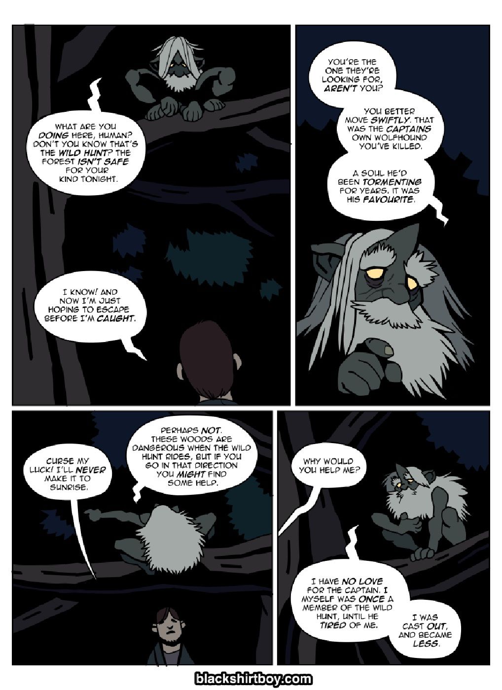 Beyond 6 The Wild Hunt (Blackshirtboy) page 8