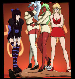 Demon Sisters Panty and Stocking with Garterbelt