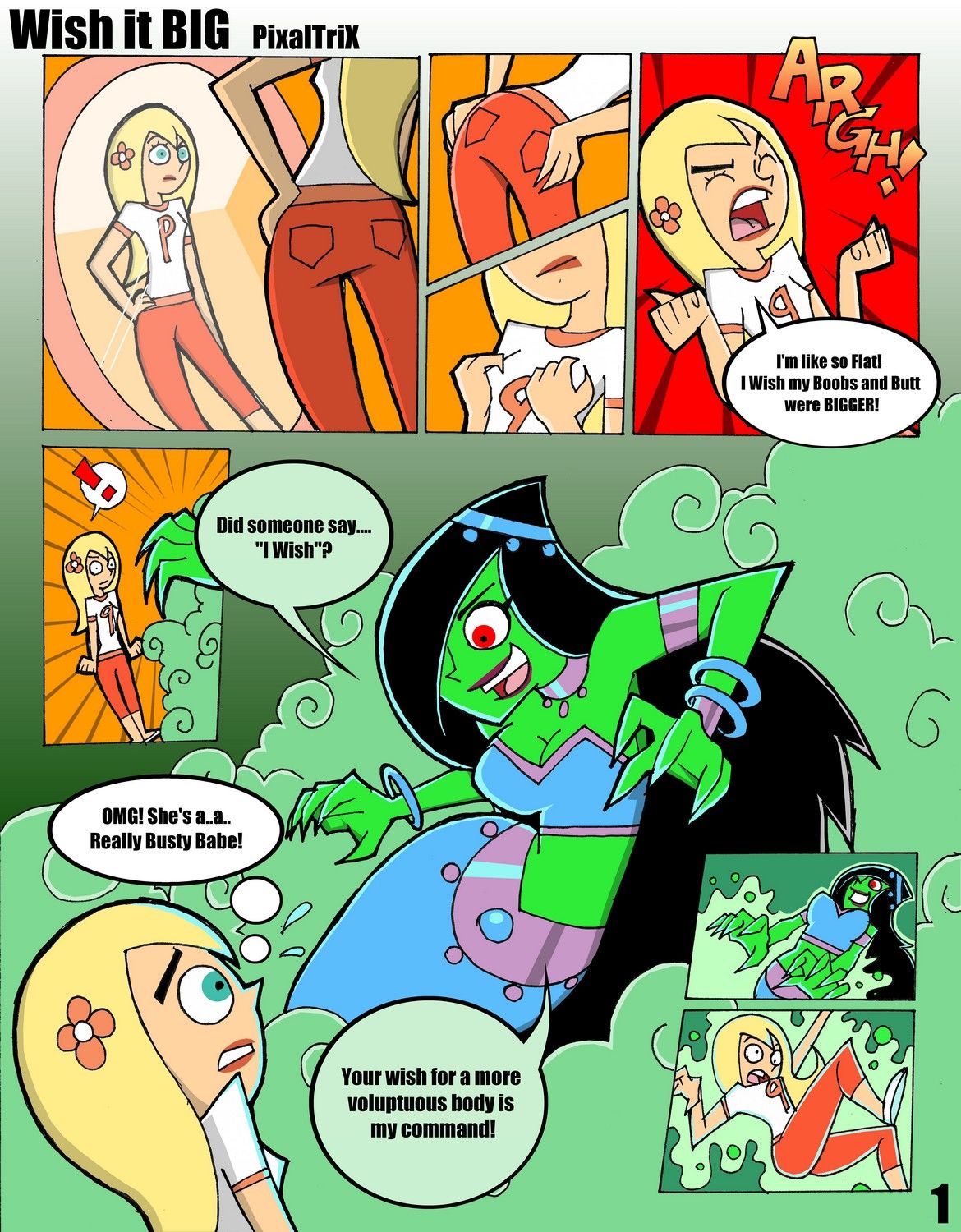 Wish it Big Danny Phantom by PixalTriX page 1