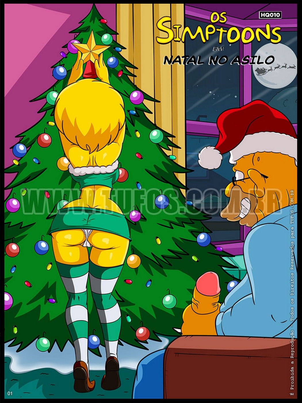 The Simpsons 10 - Christmas at the Retirement Home - Tufos page 1