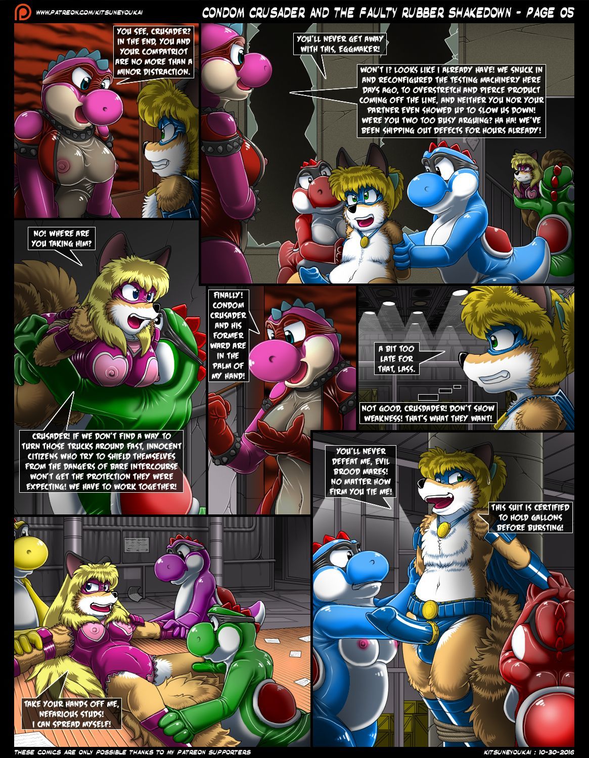 Condom Crusader And The Faulty Rubber Shakedown - Kitsune Youkai page 6