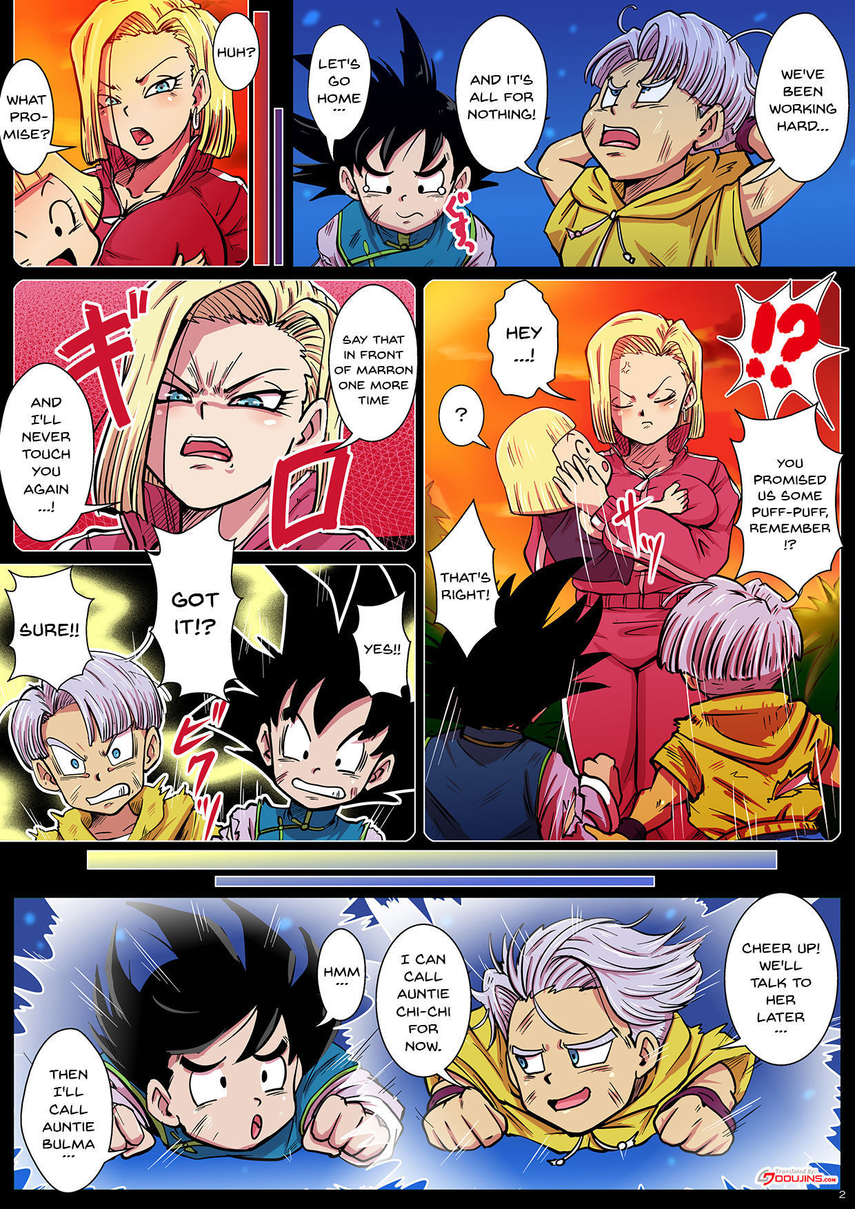 Delivery Bitch Mama Super (Dragon Ball Super) by Rikka Kai page 2