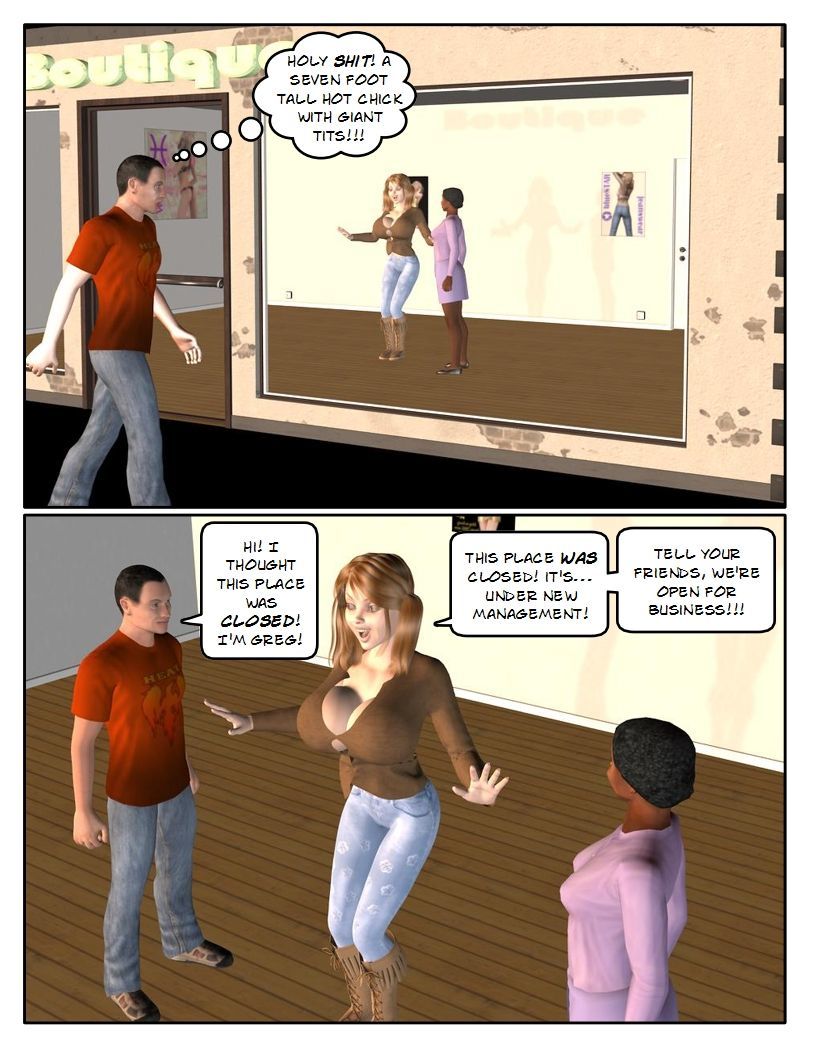 Big and Beautiful Issue 1 - BeGiantess page 9