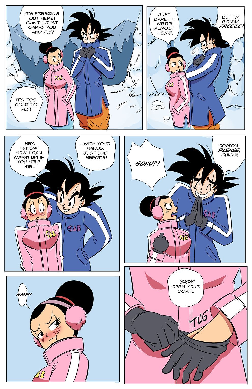 Goku+Chichi Heating Up (Dragon Ball Super) by FunsexyDB page 2