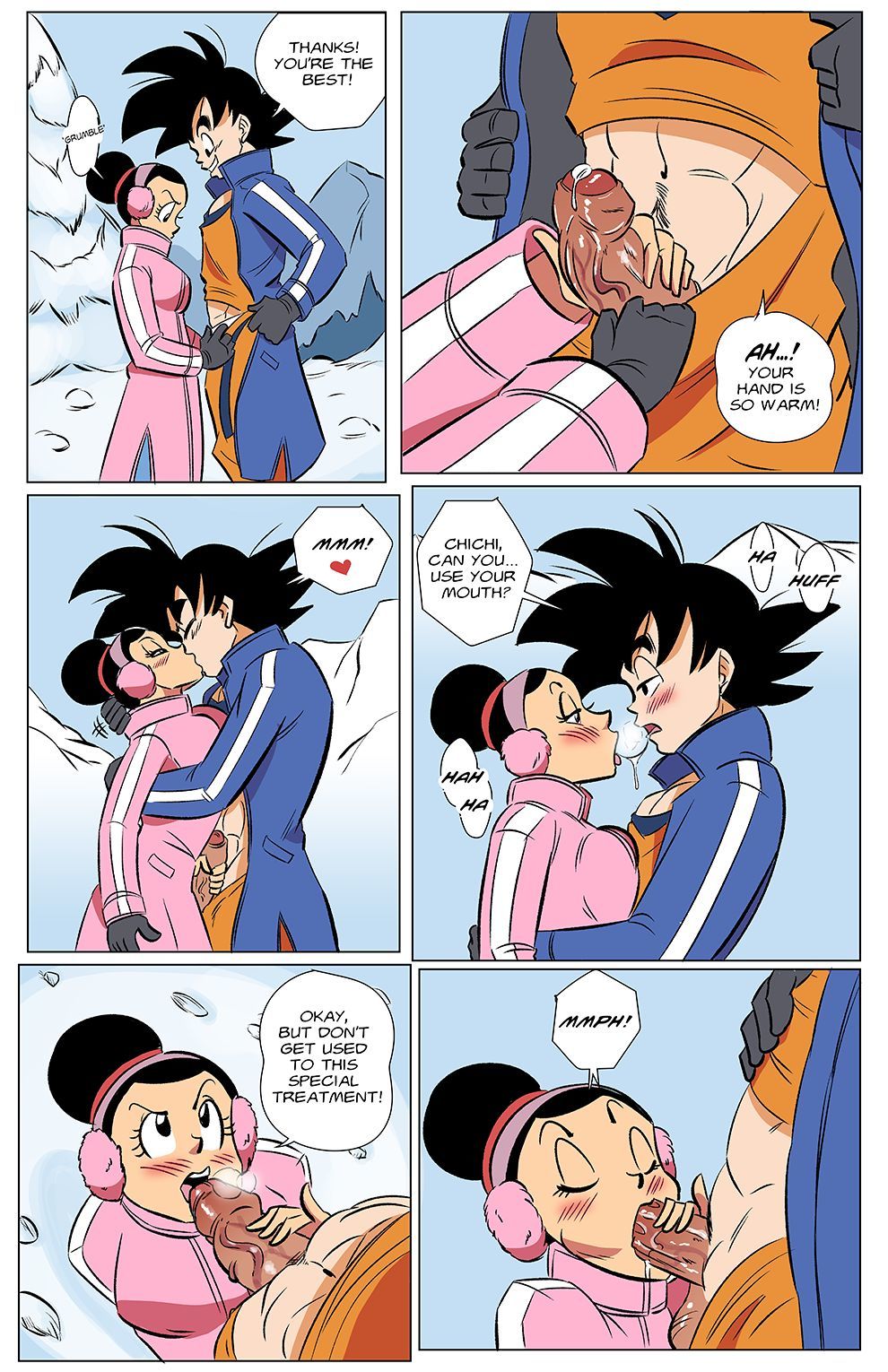Goku+Chichi Heating Up (Dragon Ball Super) by FunsexyDB page 3