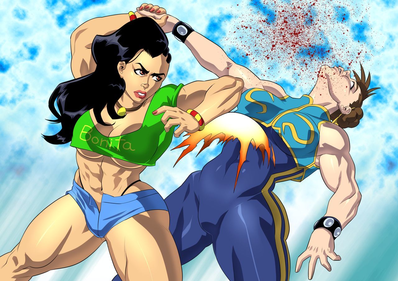 Laura Matsuda vs Chun-Li Alpha (Street Fighter V) page 1