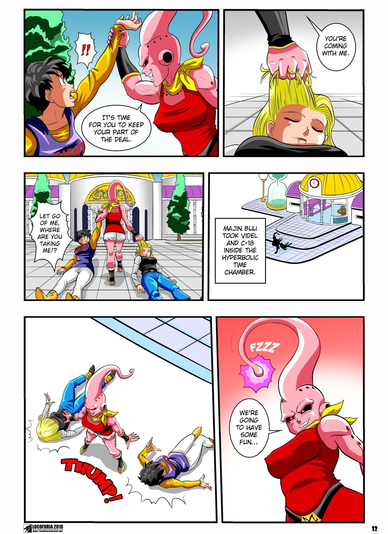 Buus Bodies Ch. 3 - Locofuria Bulma [Dragon Ball] page 14