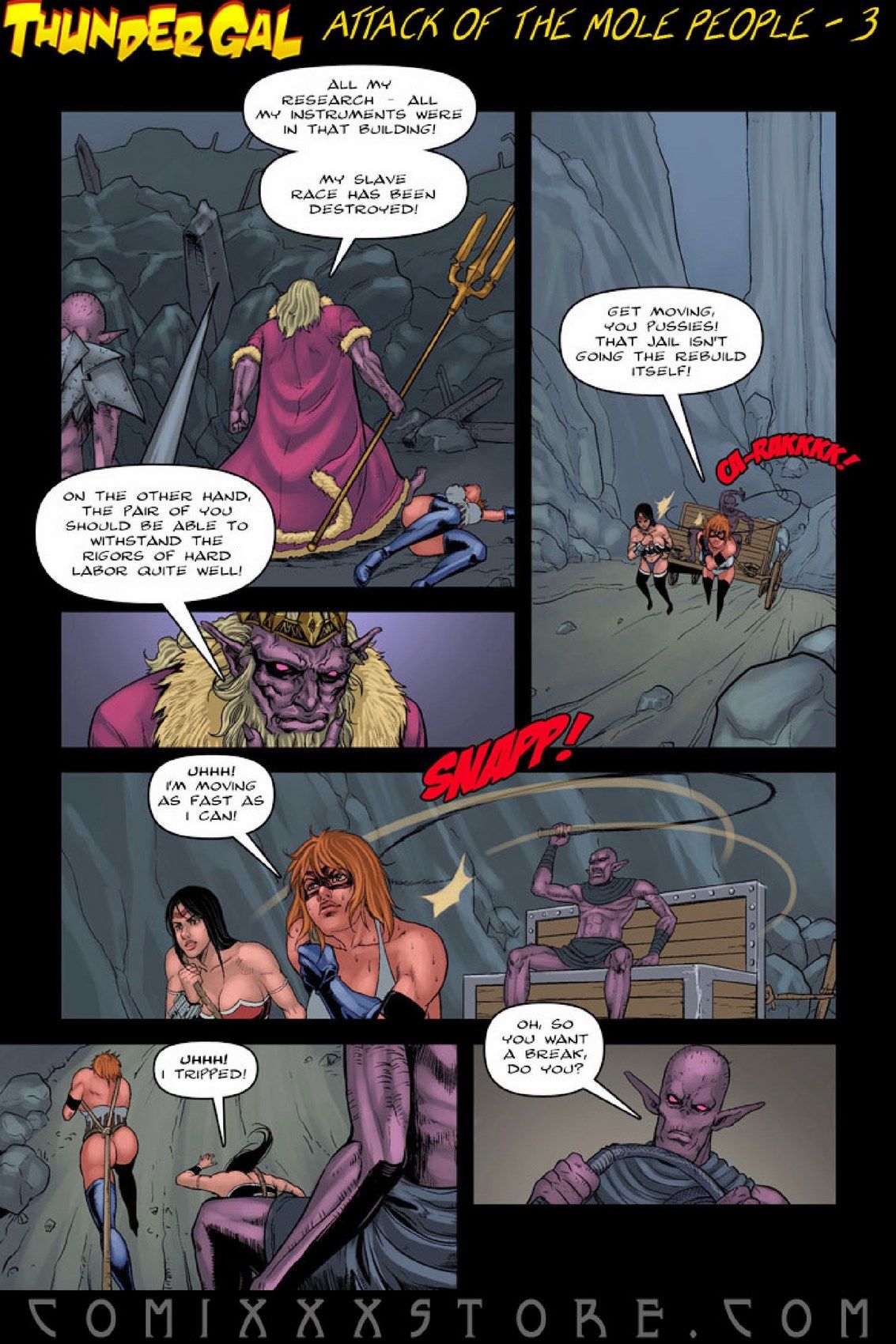 Attack of the Mole People 3 Thunder Gal (9 Superheroines) page 19
