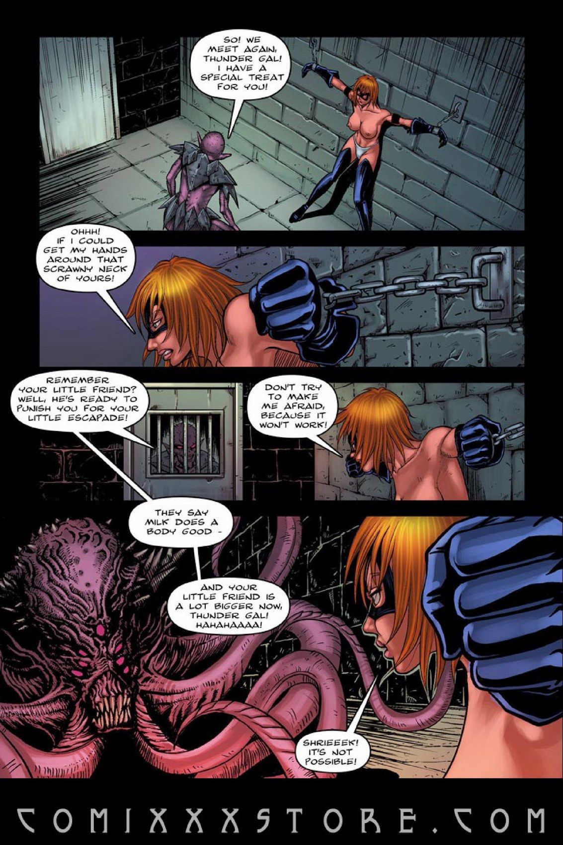 The Sub Terrans Part II Thunder Gal ( 9 Superheroines ) page 17